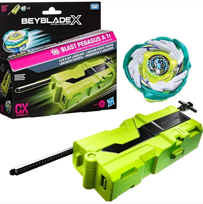 Beyblade X Set de Lanzador Portátil Premium Victory Grip